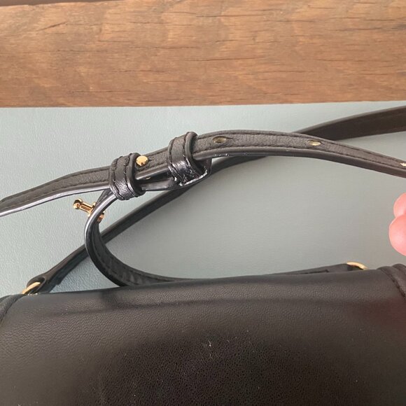 Michael Kors Cary Small Fringed Leather Crossbody Saddle Bag - Picture 6 of 13